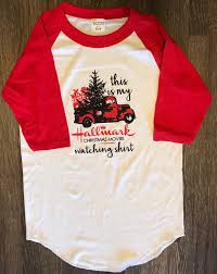Women shirt of this is my hallmark christmas movies watching shirt with truck tree graphic 3/4 sleeve top. Hallmark Christmas Movie Shirts For The Children Just Etsy