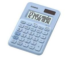Casio Ms 7uc Lb Mini Desk Type 10 Digits Calculator Ms7uc Light Blue In 2020 Mini Desk Calculator Casio