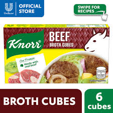 Crumble over the stock cubes or add the stock pots and stir, then season with pepper (don't add salt as the stock may be salty). Knorr Cubes Pantry Beef 60g Shopee Philippines