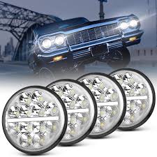 5.75 (5-3/4) Inch Round LED Headlight Hi-lo Pakistan | Ubuy