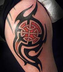 This is an interesting black and gray piece the uses taino imagery and incorporates other tribal patterns. Tattoo Ideas First Tattoo Ideas For Men Celtic Tattoos For Men Cool Tribal Tattoos Tribal Tattoos For Men