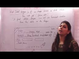 Get cheque meaning in hindi at best online dictionary website. What Is Post Dated Cheque Youtube