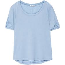 Splendid Stretch Jersey T Shirt Light Blue Shirts Dark Denim Shirt Loose Shirts