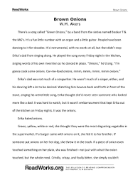 We have the funds for readworks a ball of energy answer key and numerous ebook collections from fictions to. Brown Onions Readworks Answer Key Fill Online Printable Fillable Blank Pdffiller
