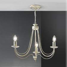 Large rooms (up to 18 x 20) blade span: Selena 3 Arm Ceiling Fitting The Lighting Superstore