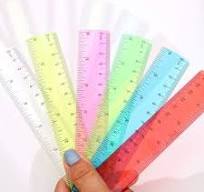 Flexible Plastic Bendable Ruler - 30cm Transparent PVC