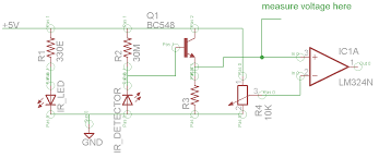 The disc has alternating opaque and transparent segments and is placed between the led and detector so it intermittently interrupts the led's beam as it rotates. Diy Optical Rotary Encoder For Geared Motors Bleeding Edge