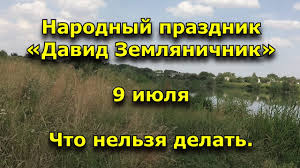 Что за церковный праздник 9 июля? Narodnyj Prazdnik David Zemlyanichnik 9 Iyulya Chto Nelzya Delat Youtube