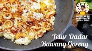 Mulai dari telur rebus, telur goreng atau bahkan menjadi campuran kue. Resipi Telur Dadar Bawang Goreng Youtube