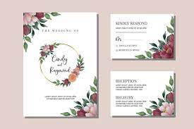 Download Love Floral Wedding Invitation Svg Graphic By Dender Studio Creative Fabrica