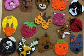 okul oncesi maske alinti maskeler sanat etkinlikleri okul
