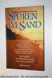 Check spelling or type a new query. Spuren Im Sand Ein Gedicht Das Millionen Bewegt Und Powers Margaret Fishback Buch Gebraucht Kaufen A0215dex01zz7