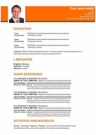 Free Professional Resume Template In Word Format Cv Download