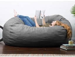 Big Joe Lux Extra Large Bean Bag Sofa Big Joe Upholstery Color: Pacific