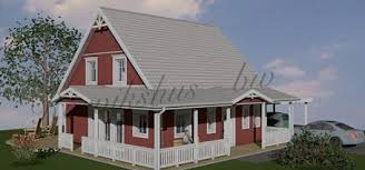 Schwedenhaus Mit Amerikanischer Veranda Schwedenhaus Haus Minihaus