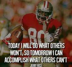 I'm actually busier right now than when i played football. Jerry Rice The Best Ever Nfl Quotes 49ers Quotes Sports Quotes