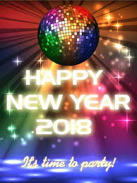 It S Time To Party Happy New Year Card 2018 Happy New Year Quotes Happy New Year Cards Happy New Year Status
