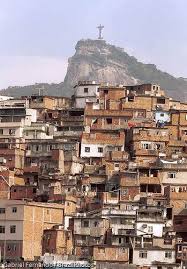 Rio De Janeiro Favela Dp0014 Slums Christ The Redeemer Christ The Redeemer Brazil