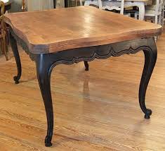 Table Louis Xv Patinee Noir Bois Naturel Au Passe Simple Antiquites Nogent Le Roi Mobilier De Salon Relooking De Mobilier Meuble Deco