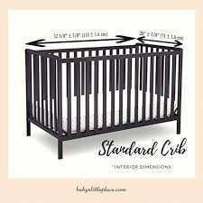 Measurements Of A Standard Size Baby Crib Baby Cribs Baby Cribs Convertible Modern Baby Cribs
