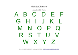 Alphabet Chart Printables For Children Download Free A4 Pdf