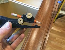 Blue metal kitchen cabinets new scribe molding profile router. Hiding A Wavy Ceiling In Crown Molding Fine Homebuilding