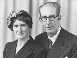 Mary Alcock and her brother Sammy