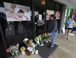 The attack was another blow to the asian american community a month after six people of asian descent were killed in a mass shooting in the. Man Charged With Killing 8 People At Georgia Massage Parlors