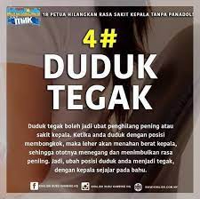 Ini adalah rawatan sakit kepala yang berkesan untuk sakit kepala seperti migrain, dan dapat membantu meredakan sakit kepala. Ilham Media Petua Hilangkan Sakit Kepala Tanpa Panadol Facebook