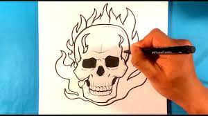 Check spelling or type a new query. How To Draw Amazing Skull On Fire Drawing Draw Tattoo Art Drawing Step By Step For Beginners Youtube