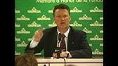 Cuando louis van gaal se sienta ante los periodistas, puede pasar de todo. Louis Van Gaal Tu Eres Muy Malo Interpretacion Siempre Negativa Nunca Positiva Ano 1999 Youtube