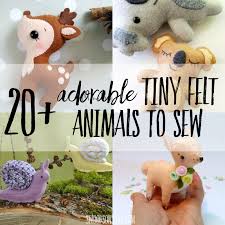 At a 20% discount from purchasing the patterns individually! The Cutest Felt Animals Patterns To Sew Swoodson Says