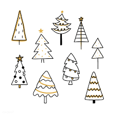 Learn a simple way to draw a tree and a forest in this easy pencil drawing. Download Premium Vector Of Christmas Pine Tree Pattern Background Drawing Christmas Tree Drawing Christmas Doodles Gift Drawing