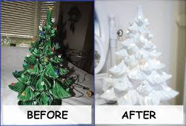 Ceramic light up christmas tree kit. Updating An Old Ceramic Christmas Tree Clutterbug