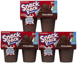 Swiss miss dairy case puddings are the freshest puddings he can take to school. Amazon Com Hunts Snack Pack Chocolate Pudding Fresh 12 Cups Total 39 Oz 3 Boxes Of 4 Cups Each Grocery Gourmet Food