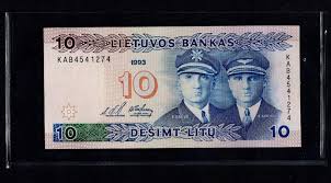 10 Litu Litów Litwa - Kraje bałtyckie - banknoty - Allegro.pl