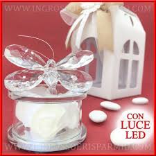 Sul nostro sito una vasta gamma di lanterne. Farfalle Bomboniere Comunione Matrimonio Con Luce Led Doni Bomboniere Srl