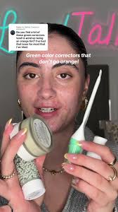 Replying to @Stellar Corona here are some options that won’t turn orange!  🥰 @Makeup Revolution @Hero Cosmetics @jane iredale @COVERGIRL  #greencolorcorrector #acnecoverage #rednesscorrector ...