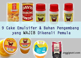 9 Cake Emulsifer Dan Pengembang Kue Yang Wajib Dikenali Pemula Anggi Putri