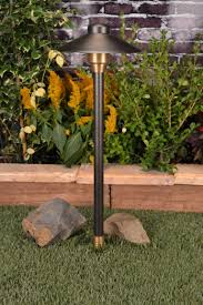 Centaurus 8 By Unique Lighting Systems 12 Volt Brass Path Light Yardillumination