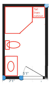 They will create a bright soothing nuance which makes a narrow bathroom keep fresh. 5x7 Bathroom Layout Help