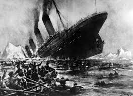 titanic sinks on april 14, 1912
