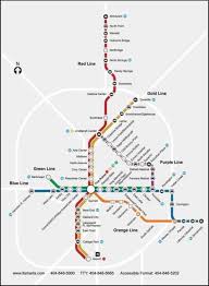 If you're hear for travel to downtown red and gold are the same. light rail station in atlanta, ga Marta Kinda Releases Future Transit Map Atlanta