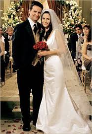 15.when monica traded in her wedding dress for the swing kings after chandler told her why he loves the band so much. Monica And Chandler Monica And Chandler Tv Weddings Friends Cast