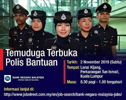Mengapa anda berminat untuk menjadi anggota polis diraja malaysia pdrm. Temu Duga Terbuka Untuk Jawatan Konstabel Unit Khas Dan Konstabel Polis Bantuan Bank Negara Malaysia Jobcari Com Jawatan Kosong Terkini