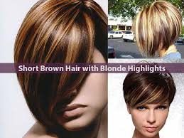 Straight sleek brown hair with wispy bangs. New Ideas For Short Brown Hair With Blonde Highlights Hairstyle For Women