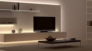 Led Lighting Living Room Tv Wall Interior Living Room Tv