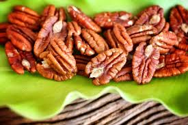 20 halves of pecans which weigh around 1 oz contain 196 it does not offer any cholesterol content and the sodium content is also nil in pecans. Studies Continue To Prove Benefits Of Pecans Georgia Pecans