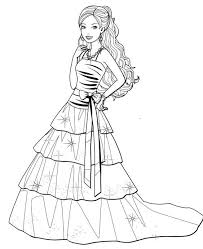 Fashion coloring pages fashion show coloring pages for adults. View 18 Barbie Fashion Dress Coloring Pages