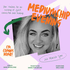 Love transcends time and space and is the inspiration for Geraldine's first  Mediumship evening. This event will be a tapestry of emotions, grief and  joy, laughter and relief, all woven together by